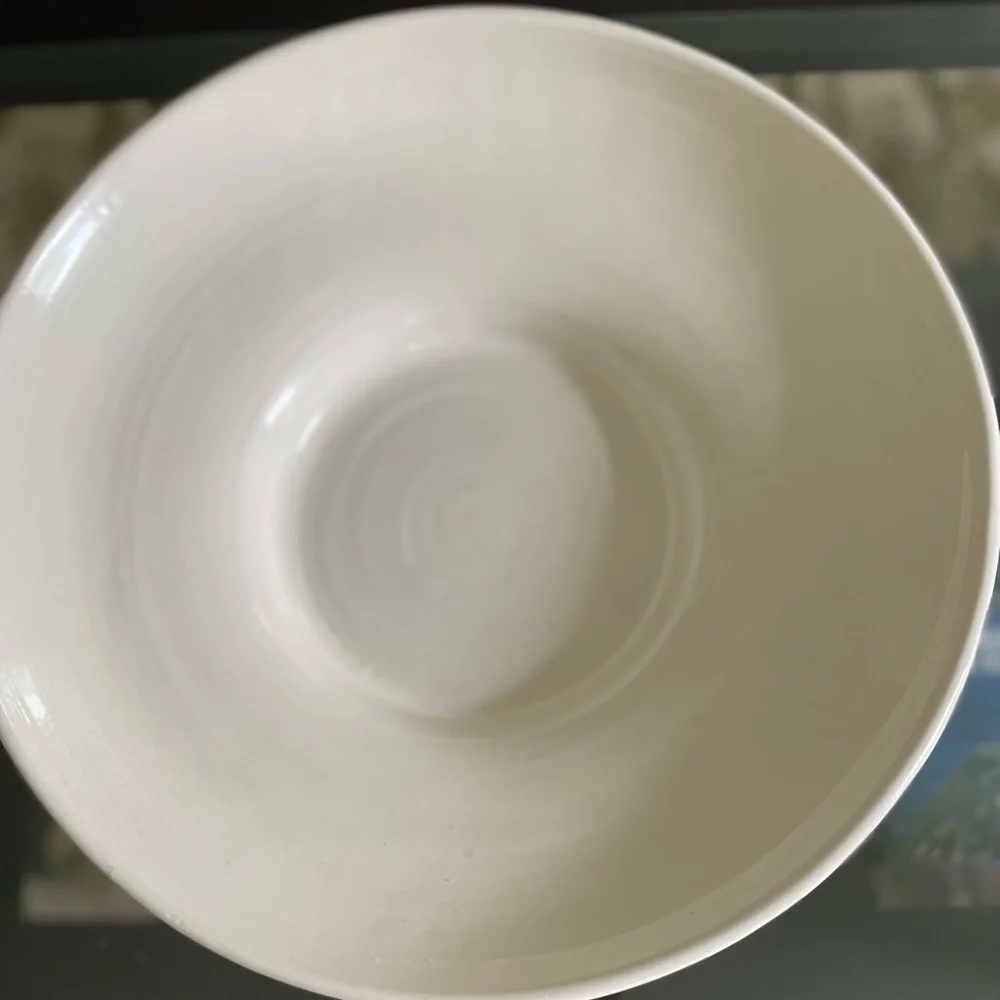 New Pottery Barn Large Round Decorative Bowl
